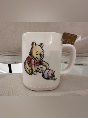 Disney X Rae Dunn Cream Ceramic Mug with 'feeling 11 o'clockish' Print NWT